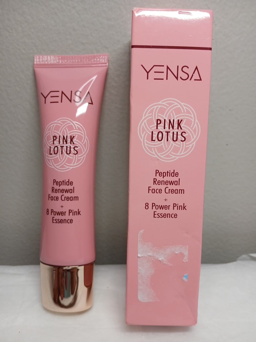 Yensa Pink Lotus Peptide Renewal Face Cream - Factory Sealed